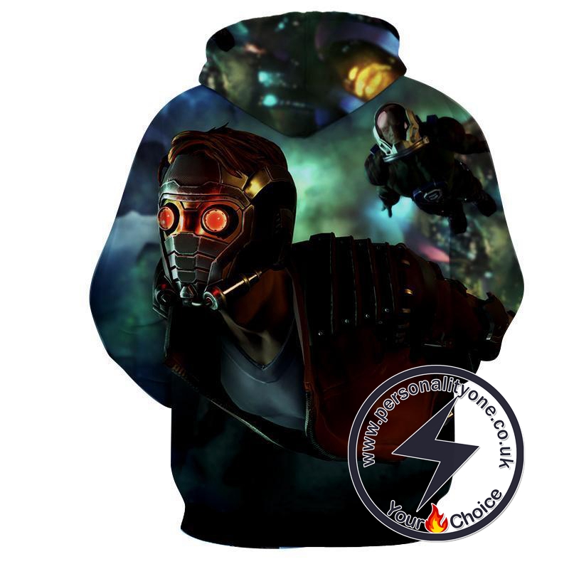 Peter Jason Quill 3D-Guardian Of Galaxy Hoodies